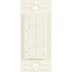 10% OFF QUATTRO Wireless 4-zone Controller for Task Lighting, Almond