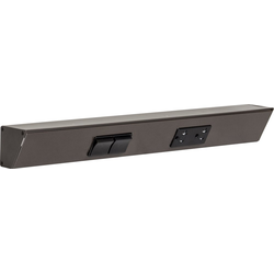 10% OFF 18 Inch Length TRS Angle Power Strip, Switch Left, Bronze with Black Devices