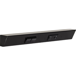 10% OFF 18 Inch Length TRS Angle Power Strip, Switch Left, Black with Black Devices