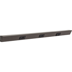 10% OFF 36 Inch Length TRS Angle Power Strip, Switch Right, Bronze with Black Devices