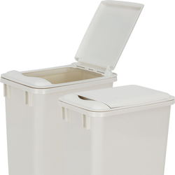 Lid for 35 Quart Plastic Waste Container, White