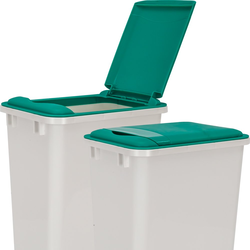 Lid for 50 Quart Plastic Waste Container, Green