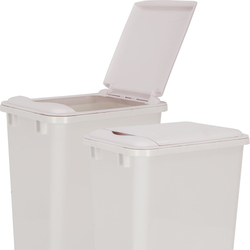 Lid for 50 Quart Plastic Waste Container, White