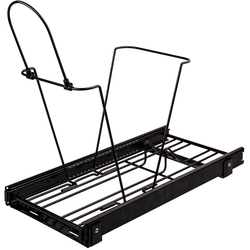 35 or 50 Quart Single Pullout Waste Container System (Can Sold Separately), Minimum Cabinet Opening Width: 12 Inch, Black