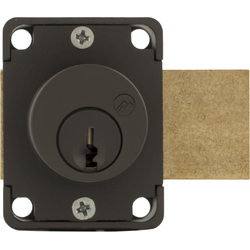7/8 Inch 5 Pin Master Keyed Door Lock, Keyed Alike Key #0001, Oil Rubbed Bronze