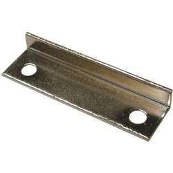1/2 Inch x 1-3/4 Inch Outside Countersink Angle Strike, Dull Chrome