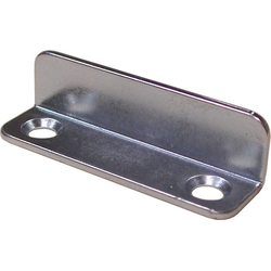 1/2 Inch x 1-3/4 Inch Inside Countersink Angle Strike, Dull Chrome