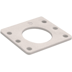 3/32 Inch Plastic Spacer, White