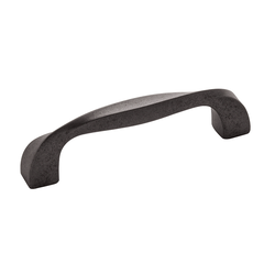 Twist Pull 3-3/4 inch Center to Center Black Iron