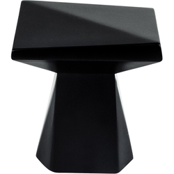 Berenson Swagger Collection, 1-3/16 Inch Diameter Contemporary Matte Black Cabinet Knob, Zinc Material, Ideal for Modern Slab Style Cabinets
