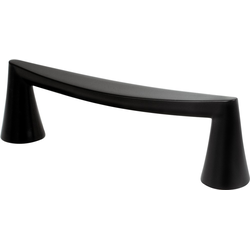 Berenson Domestic Bliss 3-25/32 Inch Center to Center Cabinet Pull, Matte Black, Zinc Material, Transitional Style, Perfect for Modern Homes