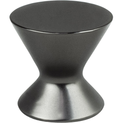 Berenson Domestic Bliss 1-3/16 Inch Diameter Cabinet Knob, Slate Finish, Zinc Material, Transitional Style for Modern Homes