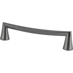 Berenson Domestic Bliss 5-1/32 Inch Center to Center Cabinet Pull, Slate Finish, Zinc Material, Transitional Style