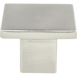 Berenson Elevate, 1-3/16 Inch Dia. Contemporary Cabinet Knob, Brushed Nickel Finish, Zinc Material, Ideal for Modern, Satin Nickel Themed Interiors
