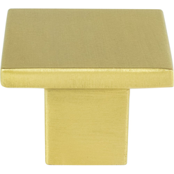 Berenson Elevate Collection, 1-3/16 Inch Dia. Contemporary Cabinet Knob in Satin Gold Finish, Zinc Material, Perfect for Louvered or Shaker Cabinets