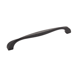 Twist Pull 7-9/16 inch Center to Center Black Iron