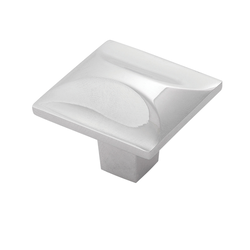 Crest Knob 1-1/4 inch Diameter Chrome