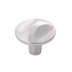 Crest Knob 1-1/4 inch Diameter Chrome