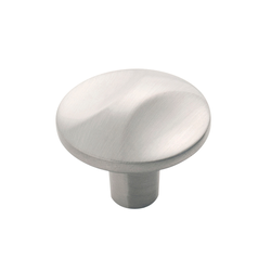 Crest Knob 1-1/4 inch Diameter Satin Nickel
