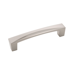 Crest Pull 3-3/4 inch Center to Center Satin Nickel