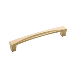 Crest Pull 5-1/16 inch Center to Center Flat Ultra Brass