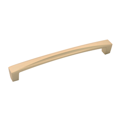 Crest Pull 6-5/16 inch Center to Center Flat Ultra Brass