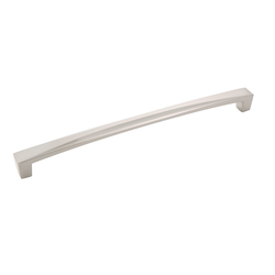 Crest Collection Pull 8-13/16 inch Center to Center Satin Nickel