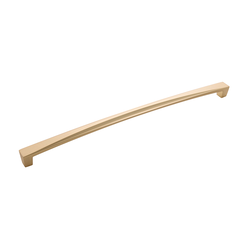 Crest Pull 12 inch Center to Center Flat Ultra Brass