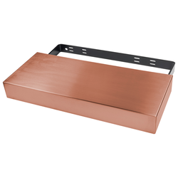 24 Inch Width Floating Shelf Kit, Copper