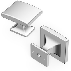 Forge Collection Cabinet Knob 1-7/16" X 1-1/4" Chrome Finish