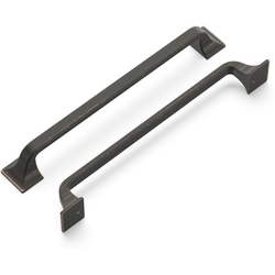 Forge 192 Millimeter Center to Center Vintage Bronze Cabinet Pull