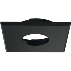 Loox5 LED 2090/3090 Recess Mounted Trim Ring, Square, Black