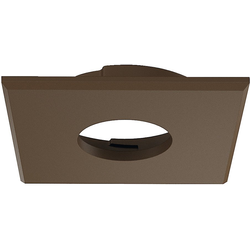 Loox5 LED 2090/3090 Recess Mounted Trim Ring, Square, Brown