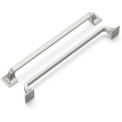 Forge 224 Millimeter Center to Center Satin Nickel Cabinet Pull