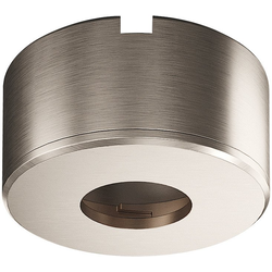 Loox5 LED 2090/3090 Surface Mounted Housing Trim Ring, Round, Stainless steel colored