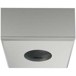Loox5 LED 2090/3090 Surface Mounted Housing Trim Ring, Square, Silver colored