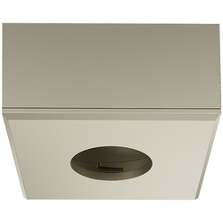 Final Sale, Loox5 LED 2090/3090 Surface Mounted Housing Trim Ring, Square, Matt nickel-plated