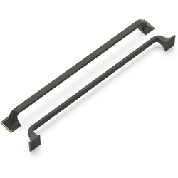 Forge 12 Inch Center to Center Vintage Bronze Cabinet Pull