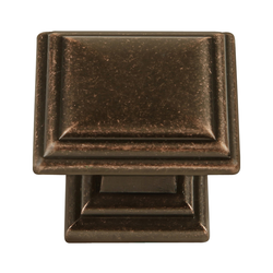 Somerset 1-5/16 Inch Diameter Dark Antique Copper Cabinet Knob