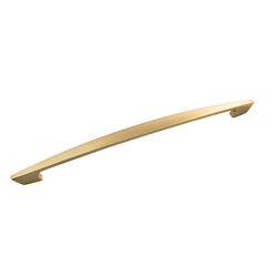 Velocity Appliance Pull 12 inch Center to Center Flat Ultra Brass