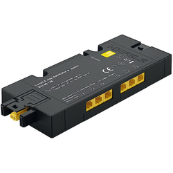  Loox 12V 6-Way Distributor with Switch Function, 60W Capacity, Black