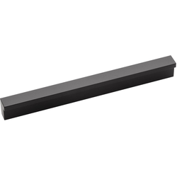Streamline 5-1/16 Inch Center to Center Flat Onyx Cabinet Pull