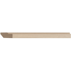 5/8 H x 1-5/8 T x 92 L Inch Slimline Contemporary Light Ready Light Rail Moulding, Cherry