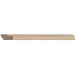 5/8 H x 1-5/8 T x 92 L Inch Slimline Traditional Light Ready Light Rail Moulding, Cherry