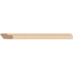 5/8 H x 1-5/8 T x 92 L Inch Slimline Traditional Light Ready Light Rail Moulding, Hard Maple