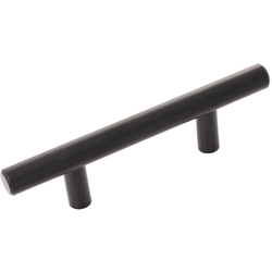 Bar Cabinet Pulls 2-1/2 Inch Center to Center Matte Black Cabinet Pull