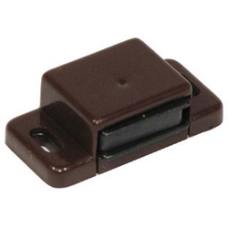 19.5mm Single Strike Magnetic Catch, Brown