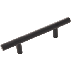 Bar Cabinet Pulls 3 Inch Center to Center Matte Black Cabinet Pull