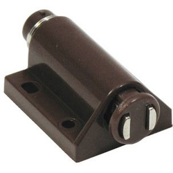 20% OFF Futaba Push to Open Single Door Magnetic Touch Latch, 1-1/8 Inch Width x 1-13/16 Depth, Throw Distance 7/16 Inch, Brown