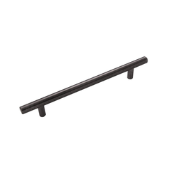 Bar Pull Pull 128MM Center to Center Brushed Black Nickel